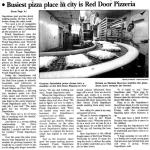 Continuation of the New Britain Herald's article on Red Door Pizzeria